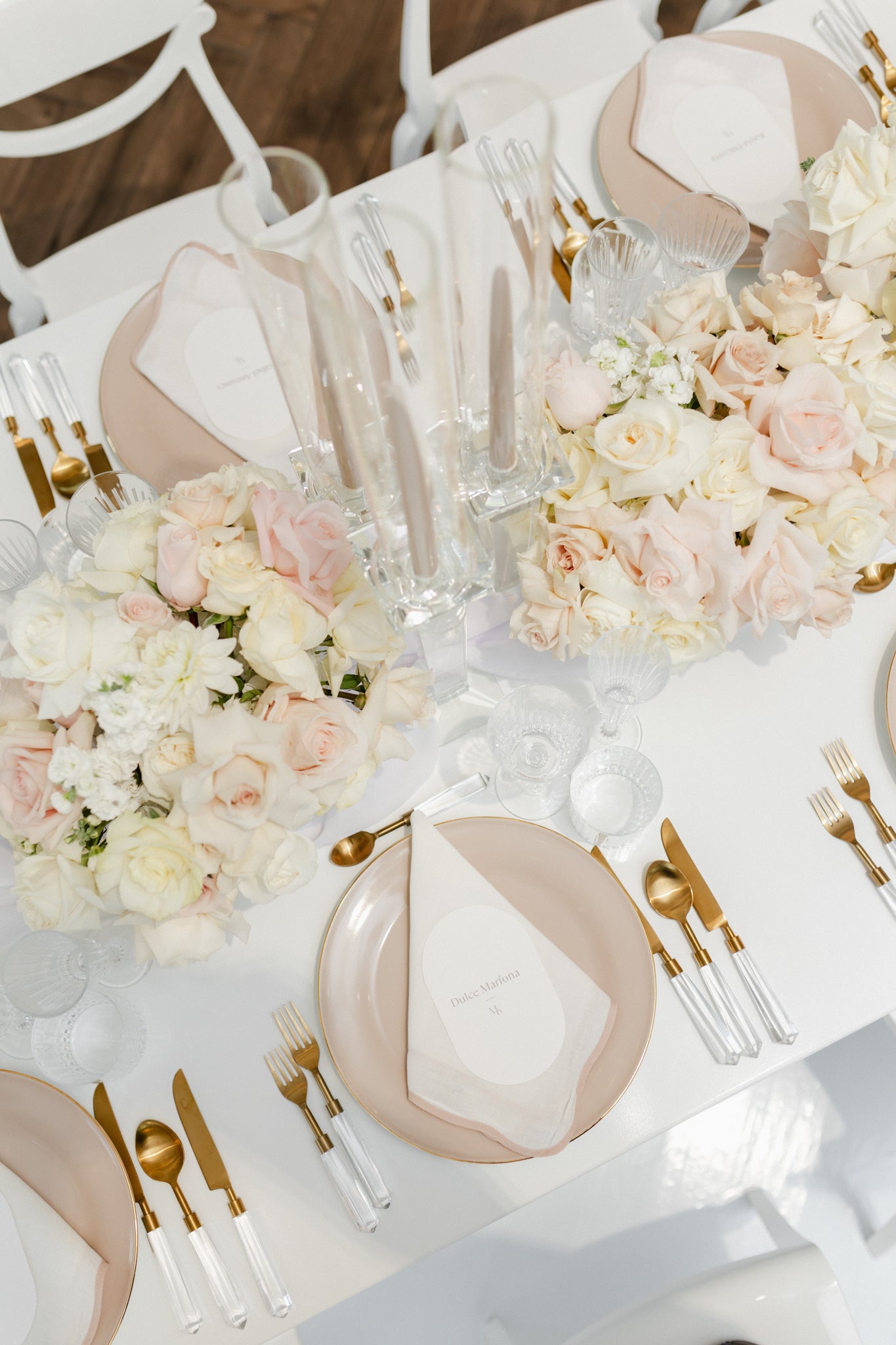 Grace Charger Plate - Blush/Nude