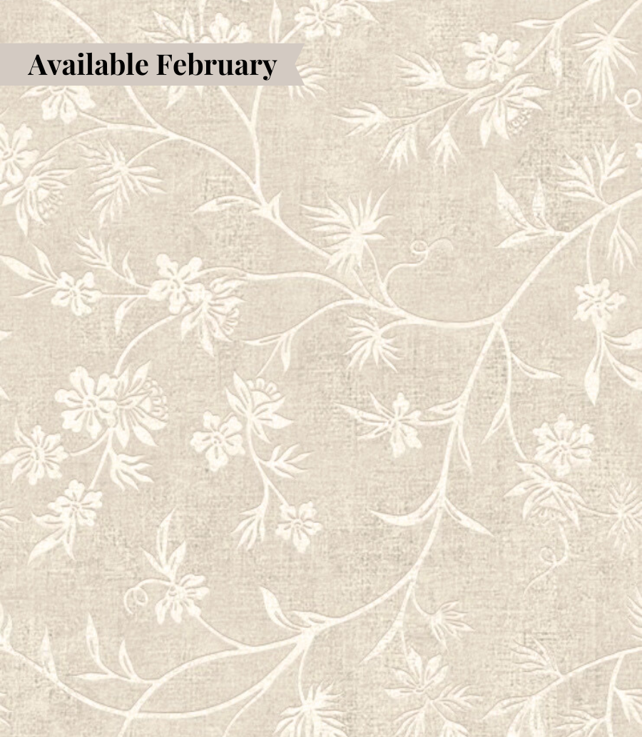 Cream Floral Linen 108