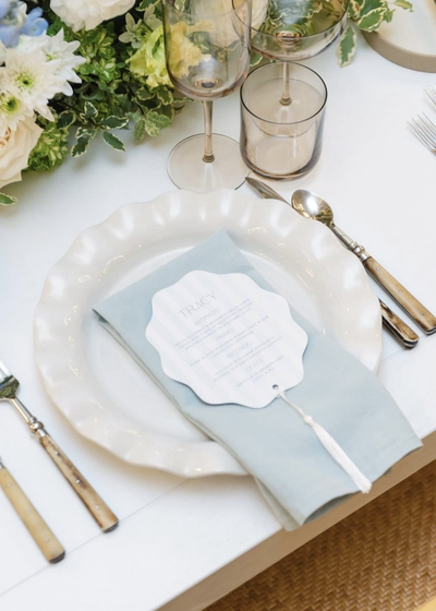 Ruffle Charger Plate