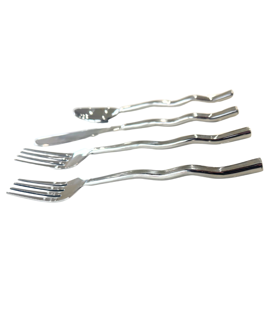 Wavy Flatware - Silver