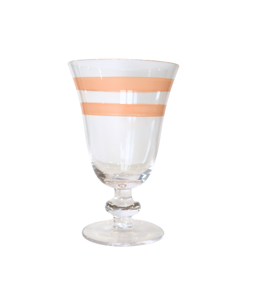 Parker Water Glass - Peach