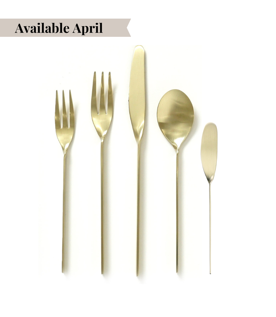 Malmo Flatware - Champagne Gold