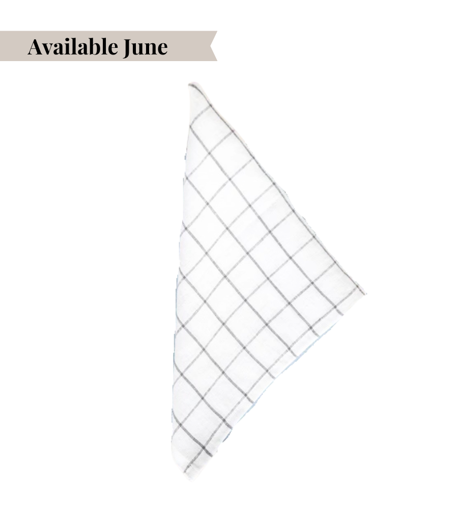 Grid Linen Napkin