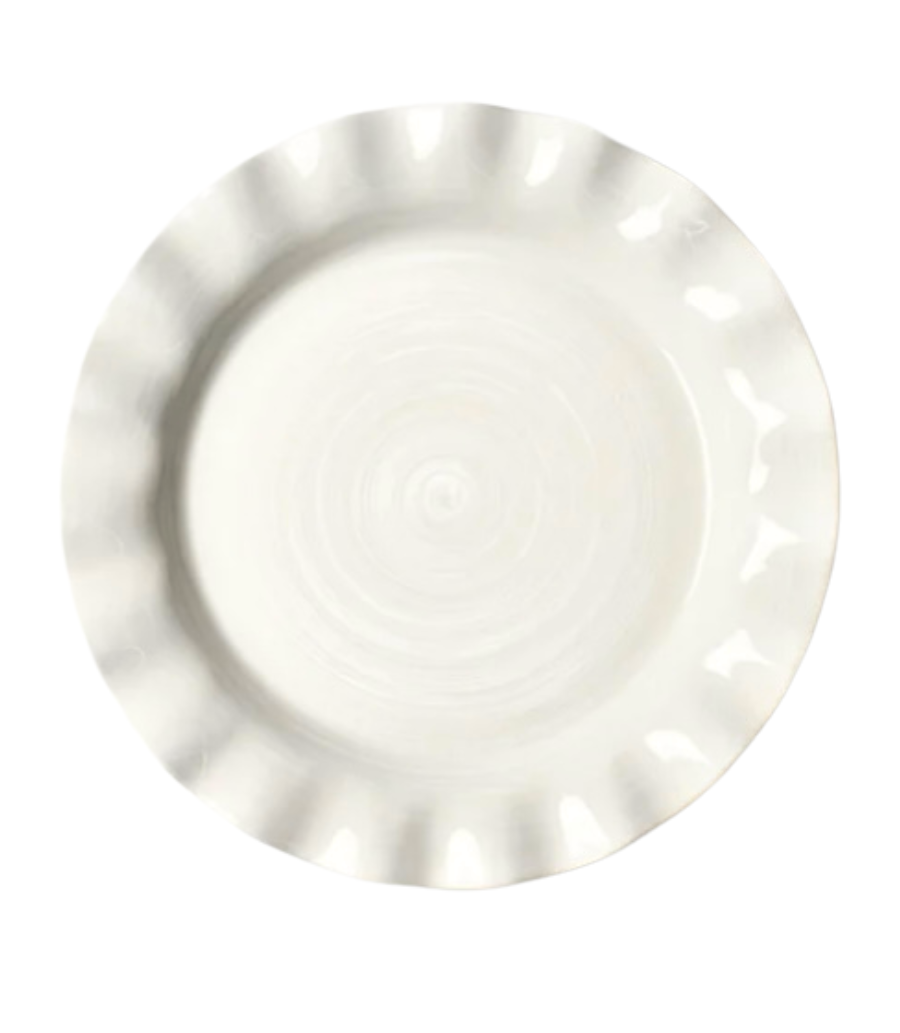 Ruffle Charger Plate