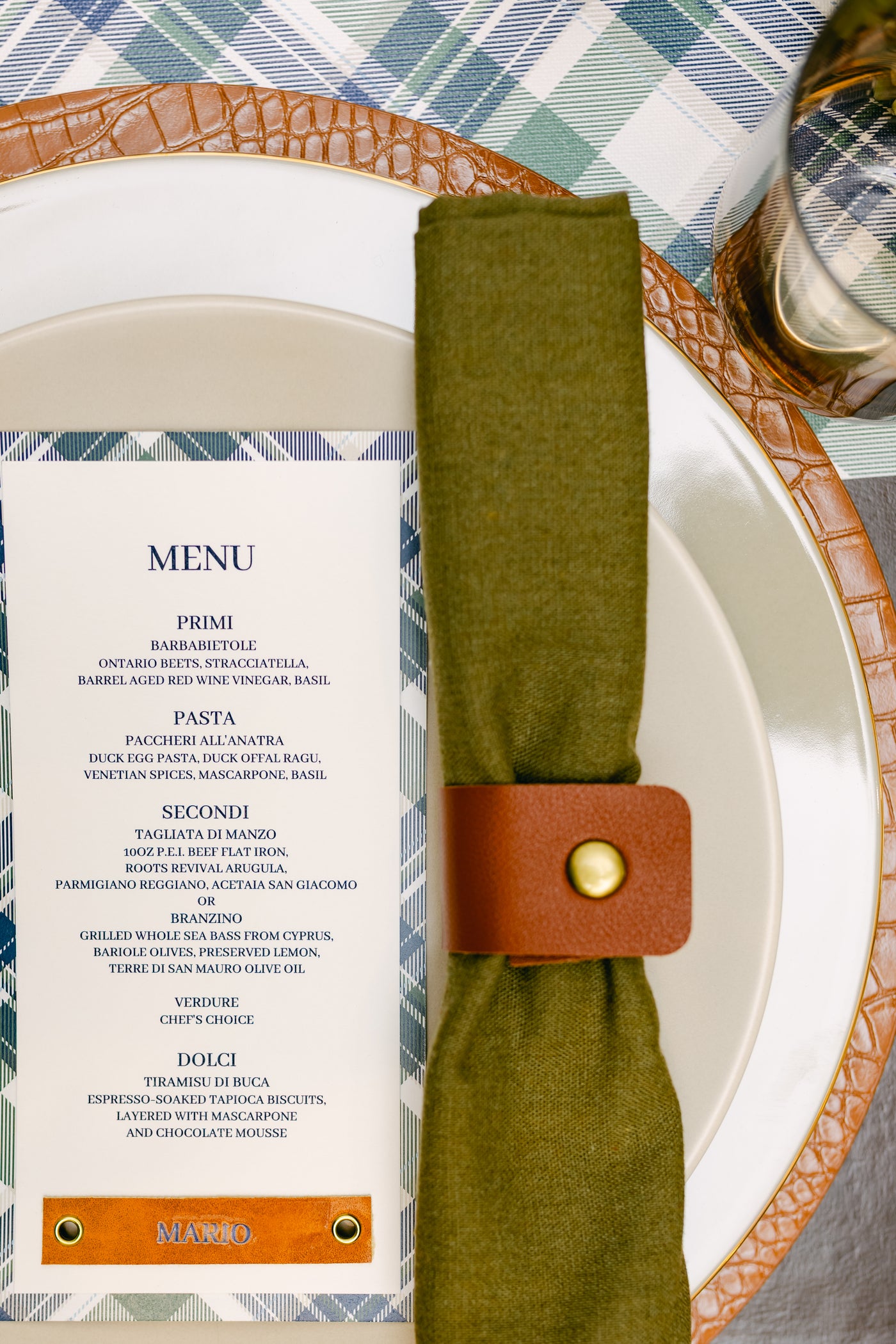 Linen Napkin - Olive