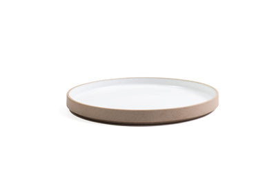 Clay Bread Plate - White