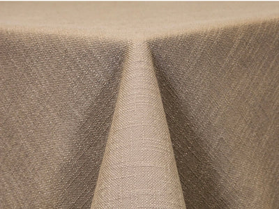 taupe coloured textured table runner