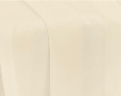 sheer and lightweight cream table runner
