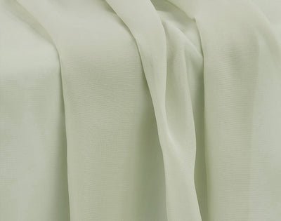 sheer sage chiffon table runner