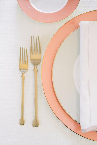 Thalia Dinner Plate - Peach