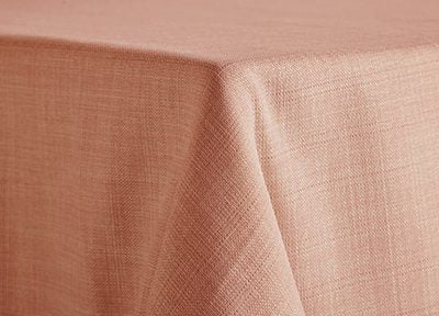 apricot linen tablecloth