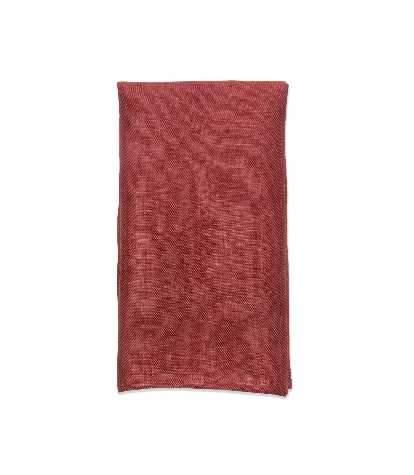 burgundy linen napkin