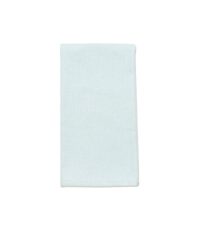 light blue linen napkin