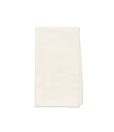 off white linen napkin