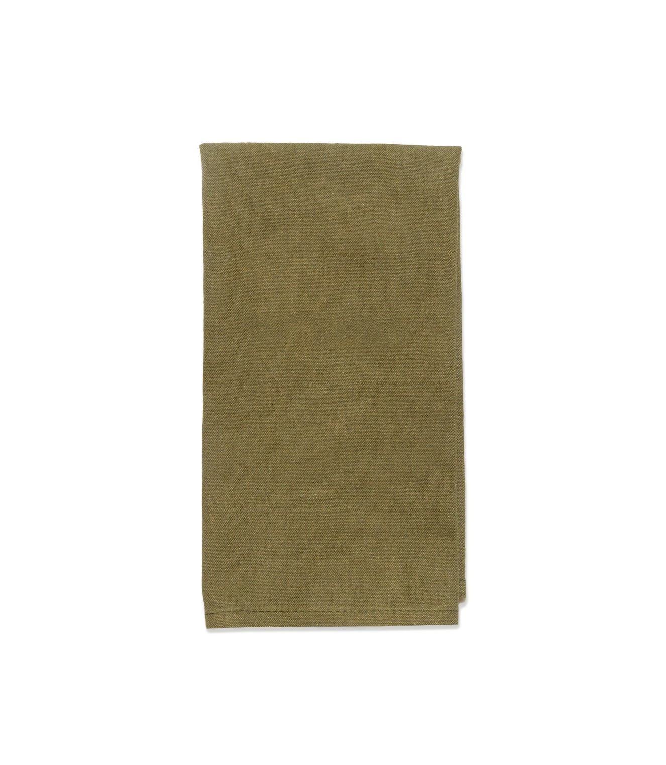 olive green linen napkin