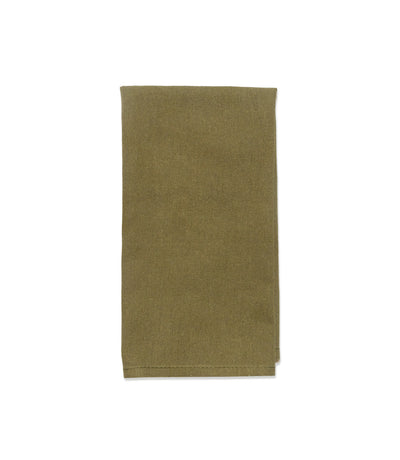 olive green linen napkin