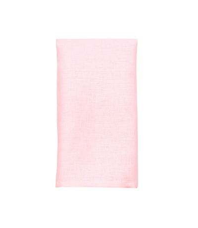 pink linen napkin