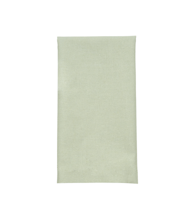 light green linen napkin