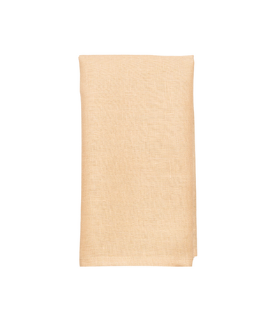 pale orange linen napkin