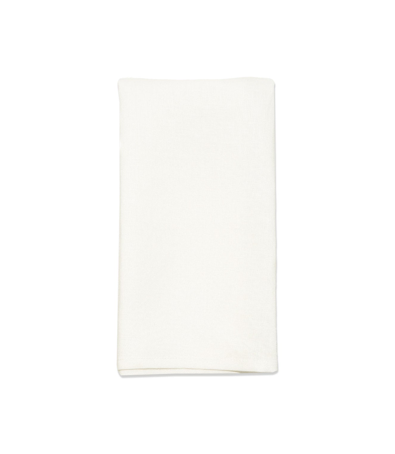 white linen napkin