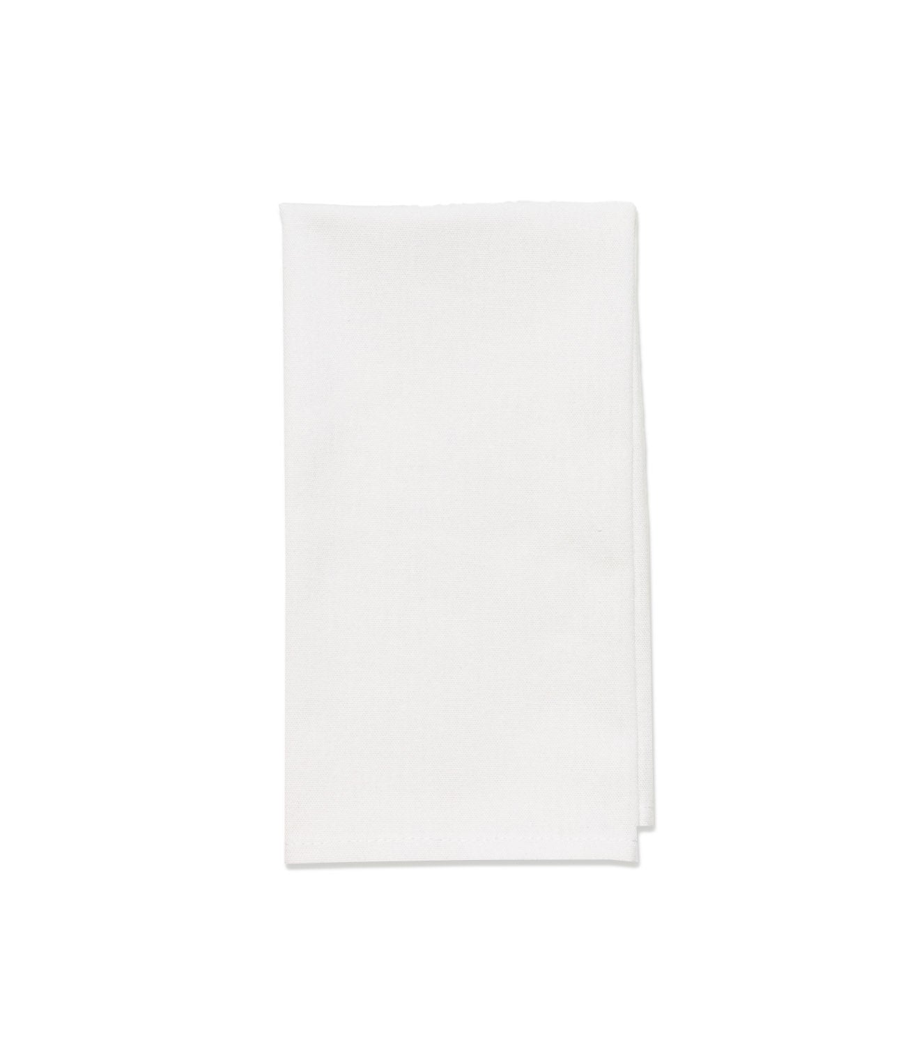 white linen napkin
