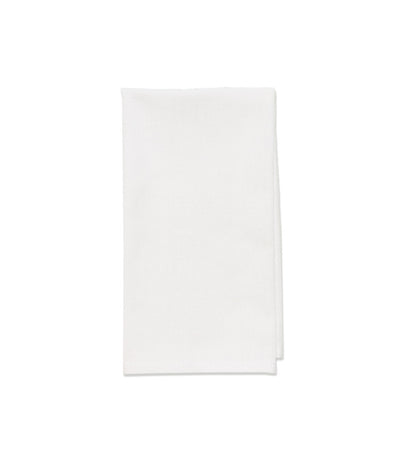 white linen napkin