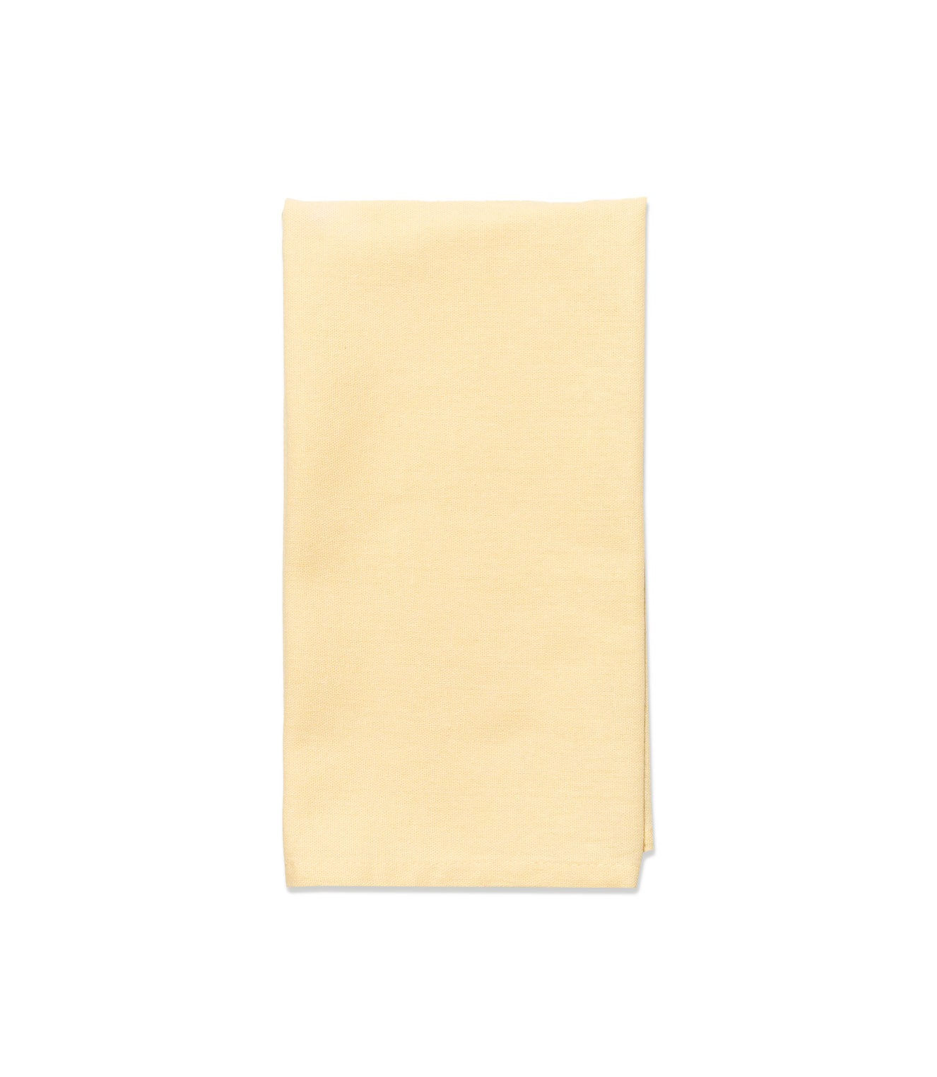 yellow linen napkin