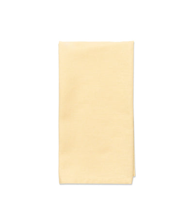 yellow linen napkin