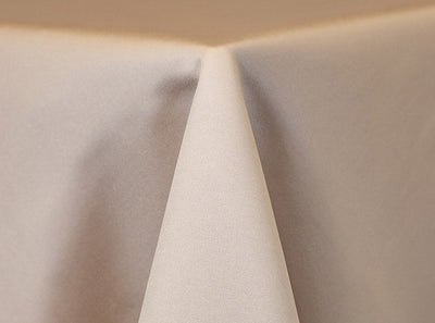 beige matte satin tablecloth 