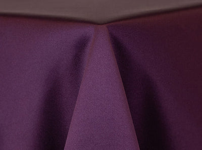 dark purple matte satin tablecloth 