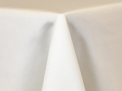 ivory satin tablecloth 