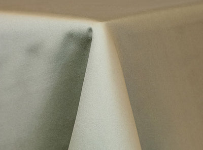 sage satin tablecloth 