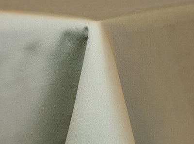 sage satin tablecloth 