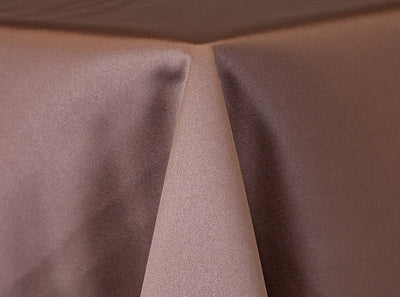 rose coloured satin tablecloth 