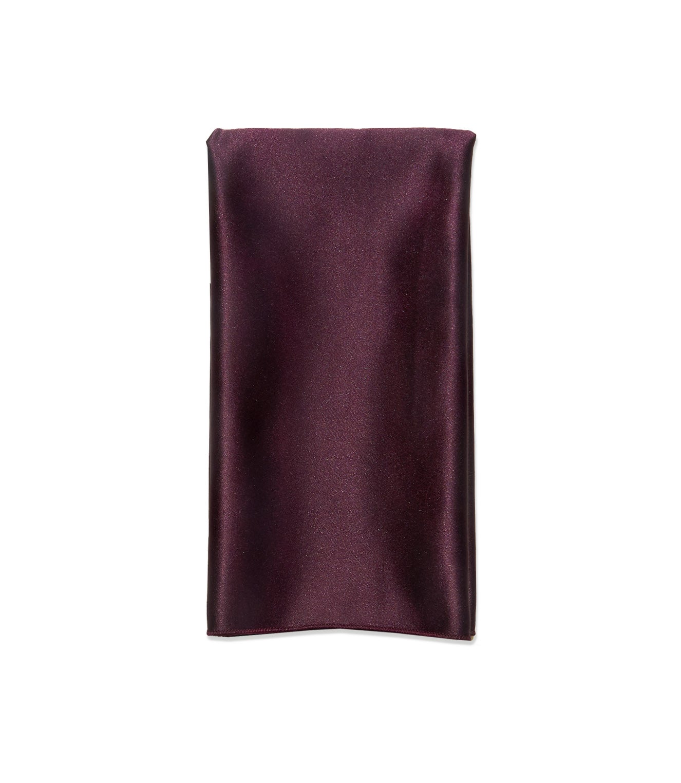 dark purple matte satin napkin