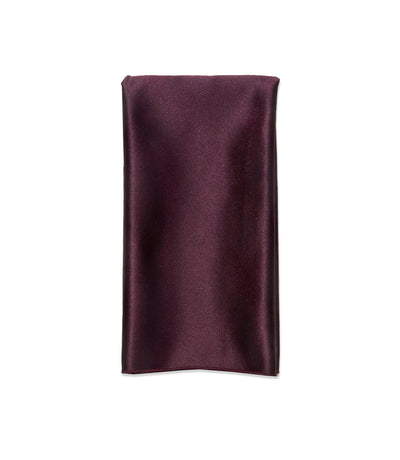 dark purple matte satin napkin