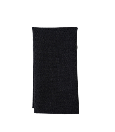black textured linen napkin