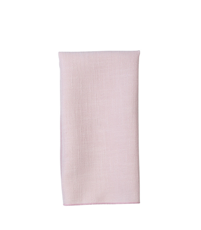 blush textured linen napkin