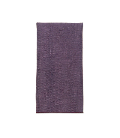 dark purple textured linen napkin