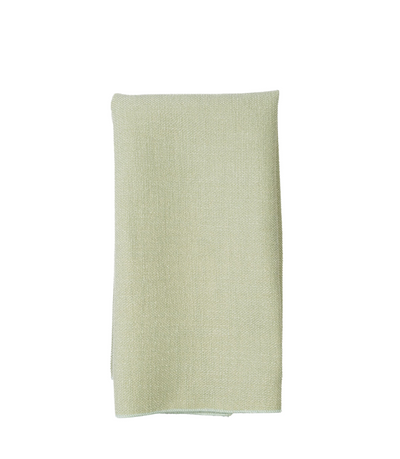 sage textured linen napkin