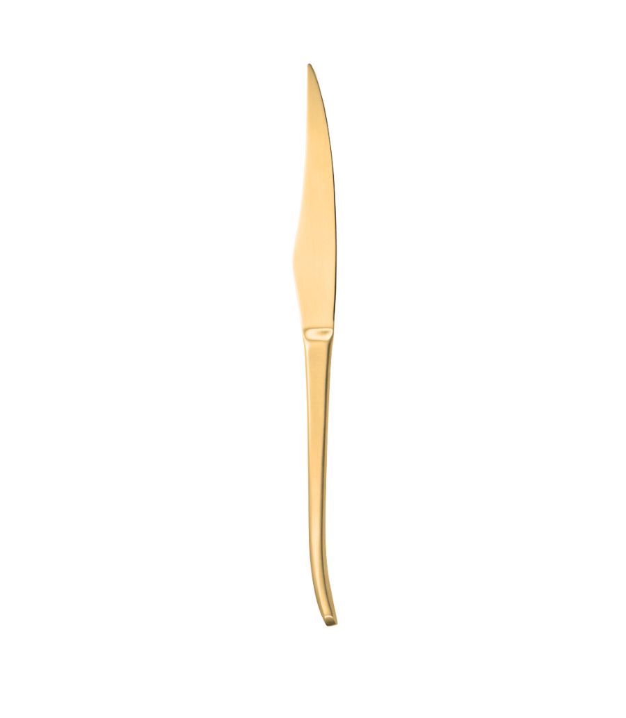 gold steak knife