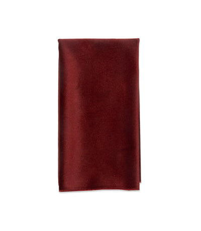 dark red velvet napkin