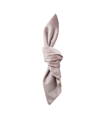 rose velvet napkin