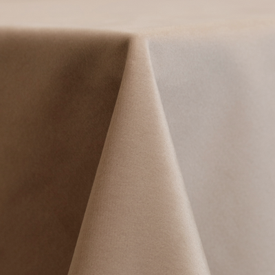 champagne velvet tablecloth