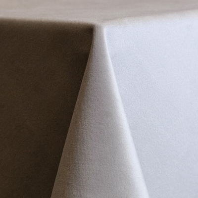 silver velvet tablecloth 