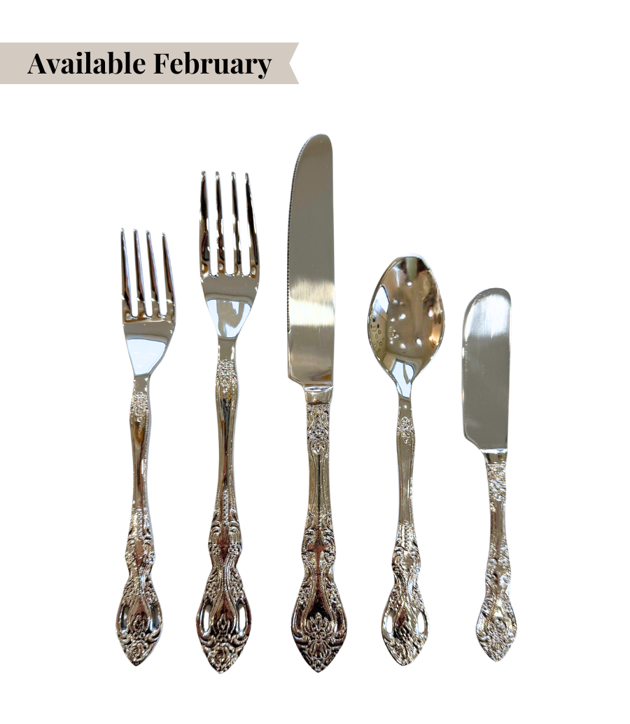 vintage style silver cutlery