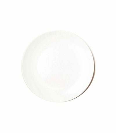 white matte ceramic bread plate
