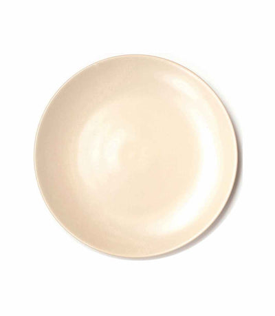 nude matte ceramic dinner plate