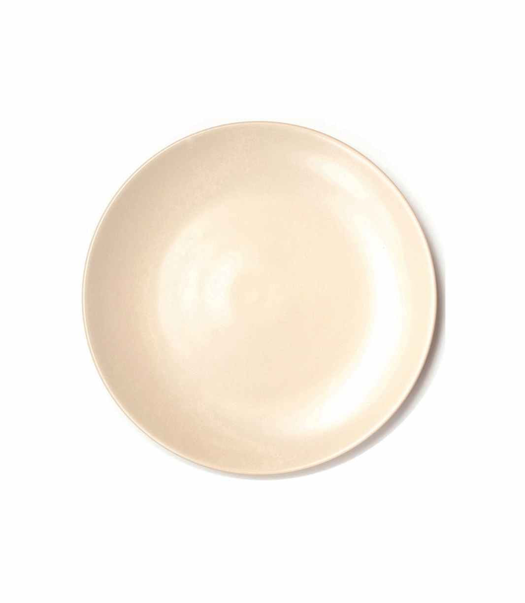 nude matte ceramic salad plate