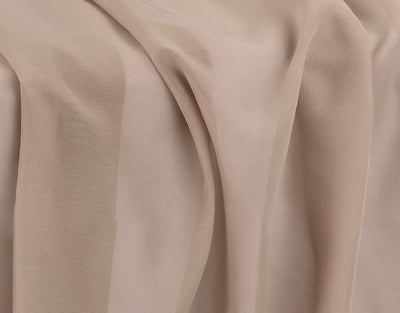 sheer champagne chiffon table runner